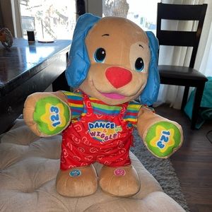 Fisher-Price Laugh & Learn Dance & Play Puppy A-B-C's, 1-2-3’s, colours sings
